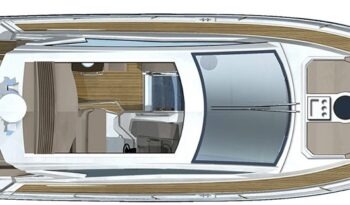 Cranchi M44 HT hard top disegno