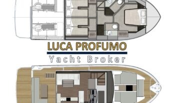 Cranchi T43 Eco Trawler disegno interni