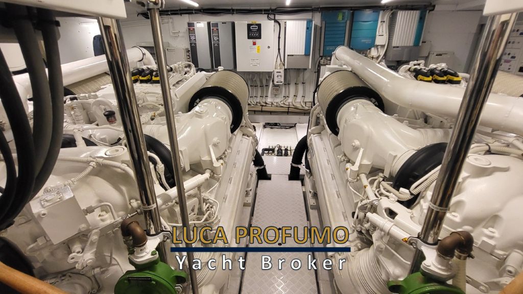 Sanlorenzo 86 2018 - sala macchine